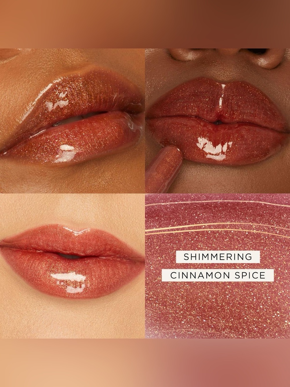 NIB TARTE Maracuja Juicy Lip Vinyl Gloss in Shimmering Cinnamon Spice - Picture 2 of 6
